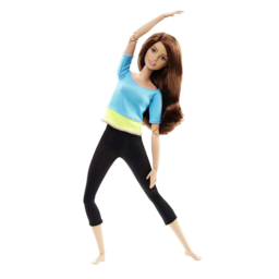 Barbie Endless Moves Doll, Blue Top
