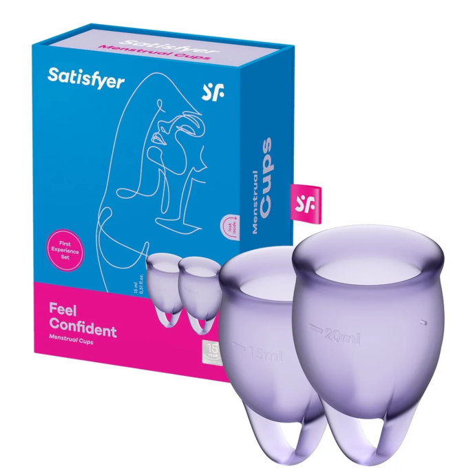 Feel Confident Satisfyer menstrual cups