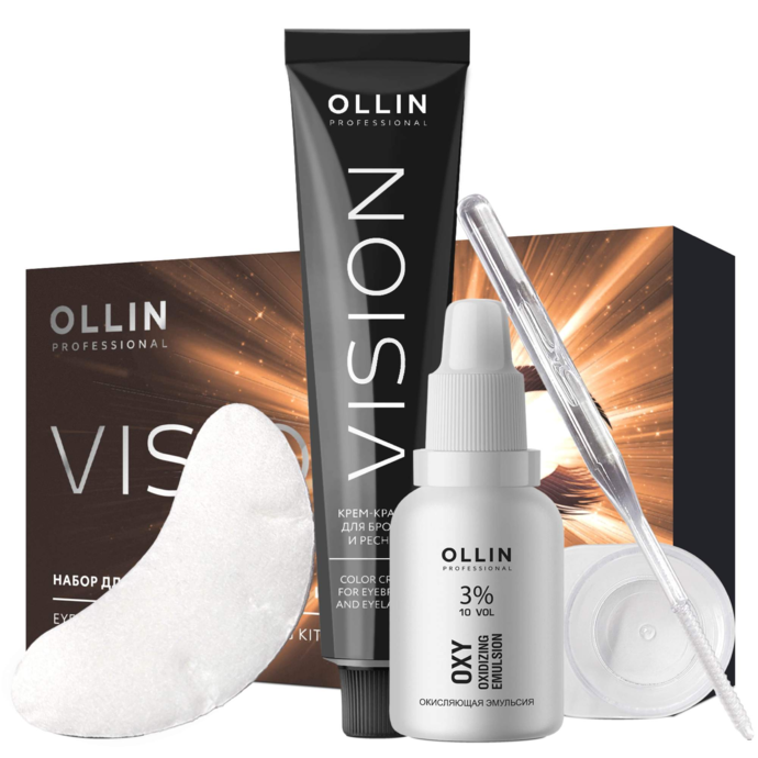 Ollin Vision წარბის საღებავი "ყავისფერი"