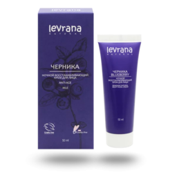 Night face cream ANTI-AGE Blueberry