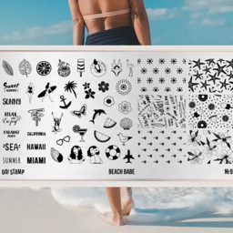 Go!Stamp! Stamping Plate - #92 Beach Babe