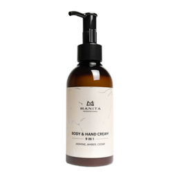 Manita Professional Cream - ხელებისა და სხეულისთვის ჟასმინი, ქარვა, კედარი 150მლ