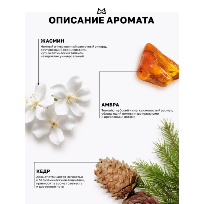 Manita Professional Cream - ხელებისა და სხეულისთვის ჟასმინი, ქარვა, კედარი 150მლ