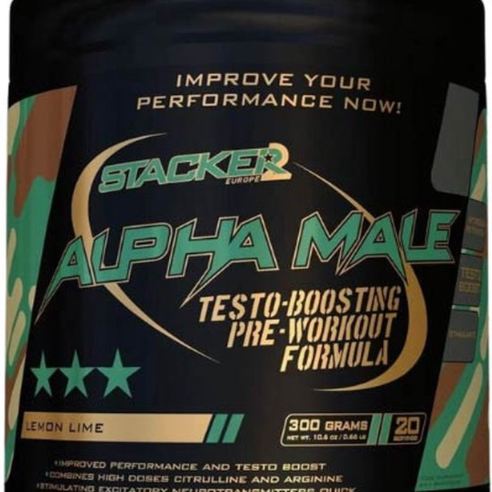 Stacker2 Europe Alpha Male ენერგეტიკი 300 gr (Lemon Lime)