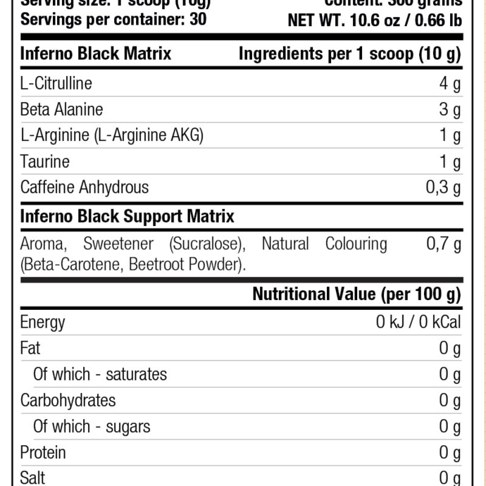 Stacker2 Europe Inferno Black энергетик 300gr (Вишня)