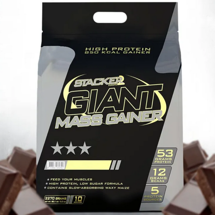 Stacker2 Europe Giant Mass Gainer გეინერი 2270 gr (შოკოლადი)