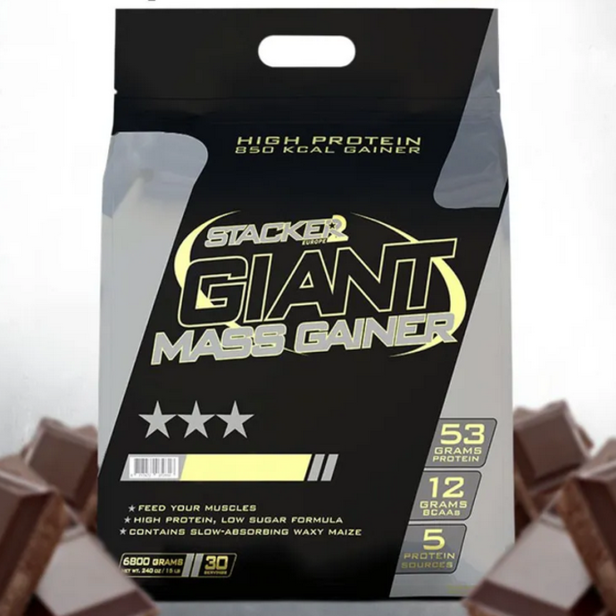 Stacker2 Europe Giant Mass Gainer გეინერი 6800 gr (შოკოლადი)