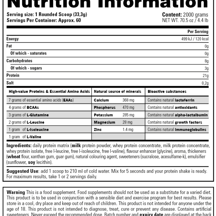 Stacker2 Daily Protein 908 gr (Клубника)