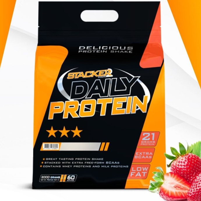 Stacker2 Daily Protein 2000gr (Клубника)