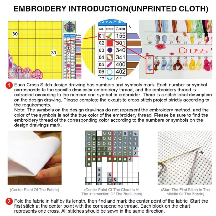 Cross stitch kit "Girl with a sunflower"