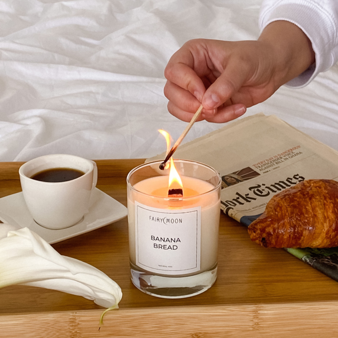 Candle Banana-nut bread