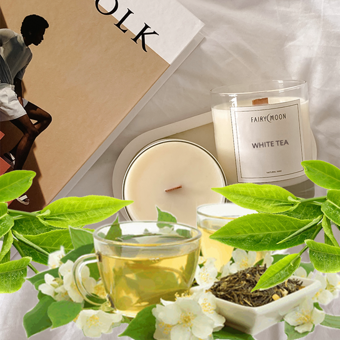 Свеча White tea/ Белый чай